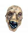 Tradineur - Máscara espantapájaros - Fabricado en plástico - Complemento para disfraces de Halloween, carnaval - 26 x 18 x 8,5 c