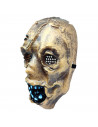Tradineur - Máscara espantapájaros - Fabricado en plástico - Complemento para disfraces de Halloween, carnaval - 26 x 18 x 8,5 c
