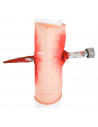 Tradineur - Guante con herida de clavo para halloween - Diseño realista con relieve - Ideal como complemento para disfraces, car