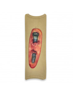 Tradineur - Blíster de mangas con heridas de halloween - Diseño realista - Ideal como complemento para disfraces, carnaval