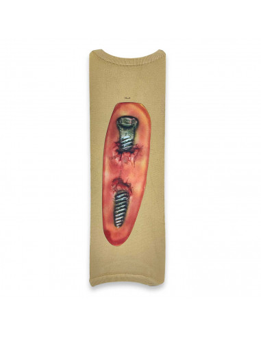 Tradineur - Blíster de mangas con heridas de halloween - Diseño realista - Ideal como complemento para disfraces, carnaval