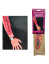 Tradineur - Blíster de mangas con heridas de halloween - Diseño realista - Ideal como complemento para disfraces, carnaval