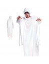 Tradineur - Túnica con capucha, disfraz de fantasma, monje, fraile medieval, fibra sintética, carnaval, halloween, cosplay, adul