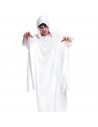 Tradineur - Túnica con capucha, disfraz de fantasma, monje, fraile medieval, fibra sintética, carnaval, halloween, cosplay, adul