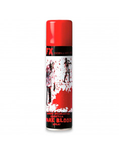 Tradineur - Spray de sangre artificial para halloween - Cantidad de 50 ml - Complemento para disfraz de zombie, carnaval, fiesta