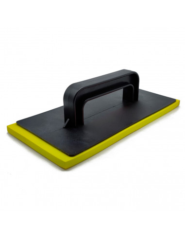 Tradineur - Llana de espuma - Mango ergonómico - herramienta manual - Ideal para allanar suelos - 6 x 12 x 24,5 cm