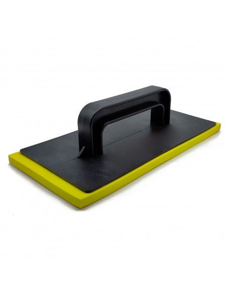 Tradineur - Llana de espuma - Mango ergonómico - herramienta manual - Ideal para allanar suelos - 6 x 12 x 24,5 cm