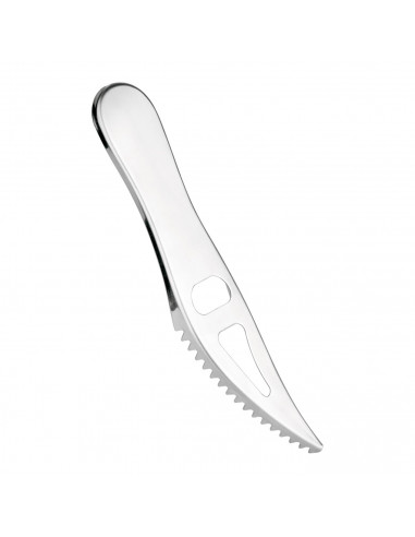 Tradineur - Escamador de pescado - Fabricado en acero inoxidable - Diseño único, original y ergonómico - Utensilios de pescaderí