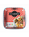 Tradineur - Fuente para horno cuadrado - Fabricado en Vidrio - Apto para horno, microondas, congelador y lavavajillas - 1,6 Litr