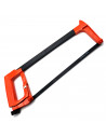 Tradineur - Sierra de arco - Fabricado en acero inoxidable - Herramienta manual - Longitud de 39,5 cm