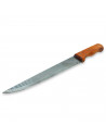 Tradineur - Cuchillo de cocina - Hoja fabricado de acero y mango de madera - Longitud de 29 cm (hoja de 18 cm)