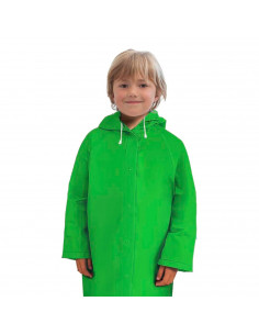 Tradineur - Chubasquero con capucha para niños - Fabricado al 100% poliéster - Costura termoselladas - Talla para niños de 6 - 8