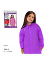 Tradineur - Chubasquero con capucha para niñas - Fabricado en poliéster - Costura termoselladas - Talla para niños de 6 - 8 años