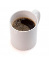 Tradineur - Taza de cerámica, tazón desayuno, café, infusiones, diseño clásico, apta para lavavajillas y microondas (Blanco - 33