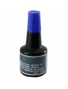 Tradineur - Bote de tinta con tampón - Bote fabricado en plástico - Capacidad de 30 ml - Color azul - Modelo aleatorio