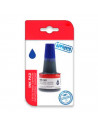 Tradineur - Bote de tinta con tampón - Bote fabricado en plástico - Capacidad de 30 ml - Color azul - Modelo aleatorio