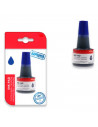Tradineur - Bote de tinta con tampón - Bote fabricado en plástico - Capacidad de 30 ml - Color azul - Modelo aleatorio