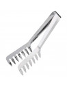 Tradineur - Pinzas para ensalada/espaguete - Fabricado acero inoxidable - Utensilio para la cocina - Longitud de 20,5 cm