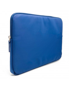 Tradineur - Funda para ordenador portátil de 13/13.3/14" pulgadas - Fabricación 100% poliéster - Interior extrasuave - Color Azu