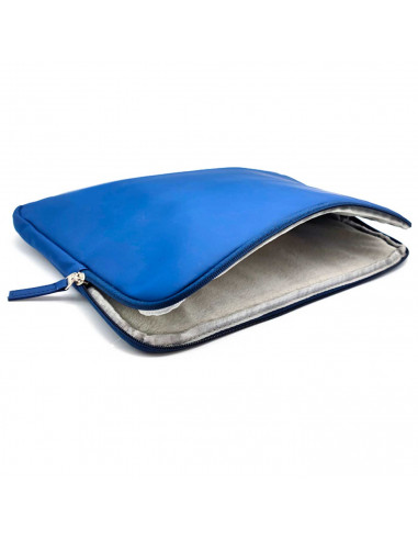 Tradineur - Funda para ordenador portátil de 13/13.3/14" pulgadas - Fabricación 100% poliéster - Interior extrasuave - Color Azu