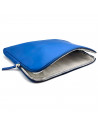 Tradineur - Funda para ordenador portátil de 13/13.3/14" pulgadas - Fabricación 100% poliéster - Interior extrasuave - Color Azu