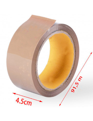 Tradineur - Cinta adhesiva de embalaje, precinto multiusos para embalar, sellar, empaquetar, cerrar cajas, resistente al desgarr