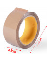 Tradineur - Cinta adhesiva de embalaje, precinto multiusos para embalar, sellar, empaquetar, cerrar cajas, resistente al desgarr