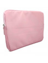 Tradineur - Funda para ordenador portátil de 13/13.3/14" pulgadas - Fabricación en poliéster - Interior extrasuave - Color rosa