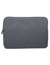 Tradineur - Funda para ordenador portátil de 13/13.3/14" pulgadas - Fabricación 100% poliéster - simulación piel - Color Negro
