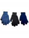 Tradineur - Guantes de puntos - Fabricado en acrílico suave y cálido - Accesorios para otoño e invierno - Diseño surtido
