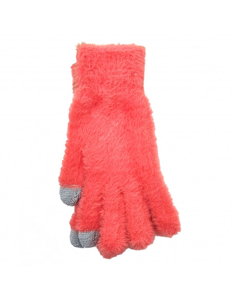 Tradineur - Guantes con pelaje de 20 cm - Fabricado en nilón extrasuave y cálido - Accesorios para otoño e invierno - Diseño Ale Tradineur - Guantes con pelaje de 20 cm - Fabricado en nilón extrasuave y cálido - Accesorios para otoño e invierno - Diseño Ale