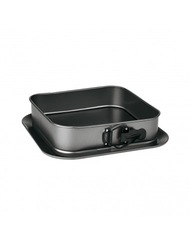 Lifestyle - Molde de horno desmontable, cuadrado con bandeja y doble capa antiadherente - 24 cm