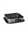 Lifestyle - Molde de horno desmontable, cuadrado con bandeja y doble capa antiadherente - 24 cm