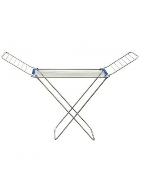 Tradineur - Tendedero plegable de aluminio con 20 metros espacio de tendido, soporte para tender ropa, patas antideslizantes (Pl