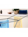 Tradineur - Tendedero plegable de aluminio con 20 metros espacio de tendido, soporte para tender ropa, patas antideslizantes (Pl