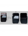 Tradineur - Set de 4 alfombrillas de terciopelo universales para coche, alfombras delanteras y traseras con goma flexible para v
