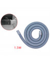 Tradineur - Manguera de plástico para lavadora, modelo universal, toma de entrada, suministro de agua, fácil de colocar (Gris -