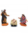Tradineur - Set de 5 figuras del nacimiento de belén - Fabricado en Durexina - Figuras decorativas divertidas para nacimiento, n