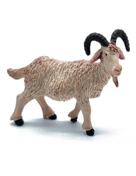 Tradineur - Figura de cabra para belén - Fabricado en Durexina - Figuras decorativas divertidas para nacimiento, navidad, decora