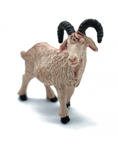 Tradineur - Figura de cabra para belén - Fabricado en Durexina - Figuras decorativas divertidas para nacimiento, navidad, decora