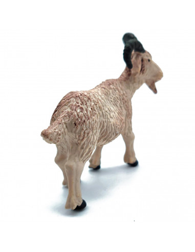 Tradineur - Figura de cabra para belén - Fabricado en Durexina - Figuras decorativas divertidas para nacimiento, navidad, decora