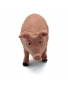 Tradineur - Figura de cerdo - Figura para belén - Fabricado en Durexina - Figuras decorativas divertidas para nacimiento, navida
