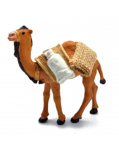 Tradineur - Figura de un camello de carga para belén - Fabricado en Durexina - Figuras decorativas divertidas para nacimiento, n