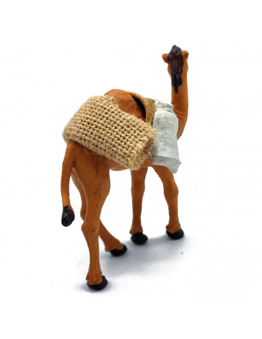 Tradineur - Figura de un camello de carga para belén - Fabricado en Durexina - Figuras decorativas divertidas para nacimiento, n