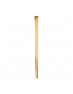 Tradineur - Mango para pico de madera natural 100 cm, mango, palo de repuesto, madera sin tratar, resistente y duradero, herrami