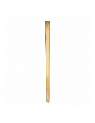Tradineur - Mango para pico de madera natural 100 cm, mango, palo de repuesto, madera sin tratar, resistente y duradero, herrami