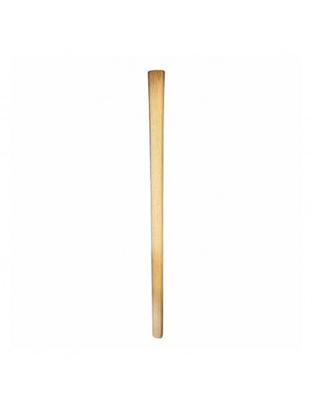 Tradineur - Mango para pico de madera natural 100 cm, mango, palo de repuesto, madera sin tratar, resistente y duradero, herrami