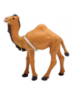 Tradineur - Figura de un camello - Figura para belén - Fabricado en Durexina - Figuras decorativas divertidas para nacimiento, n