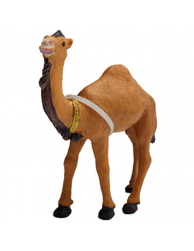 Tradineur - Figura de un camello - Figura para belén - Fabricado en Durexina - Figuras decorativas divertidas para nacimiento, n