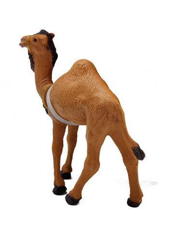 Tradineur - Figura de un camello - Figura para belén - Fabricado en Durexina - Figuras decorativas divertidas para nacimiento, n